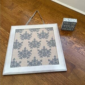 2 Gray Home Decor Items